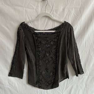 Free People Lace Top- Size M